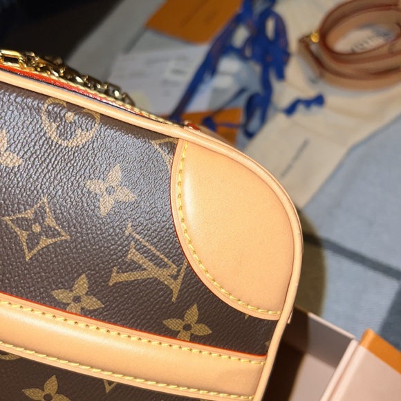 Louis Vuitton Ltd edition mini luggage monogram top handle shoulder brown purse - Picture 15 of 15